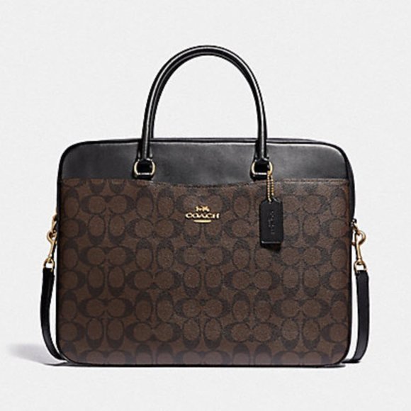 Coach Bags Coach Leather Laptop Briefcase F3923 Bag Poshmark